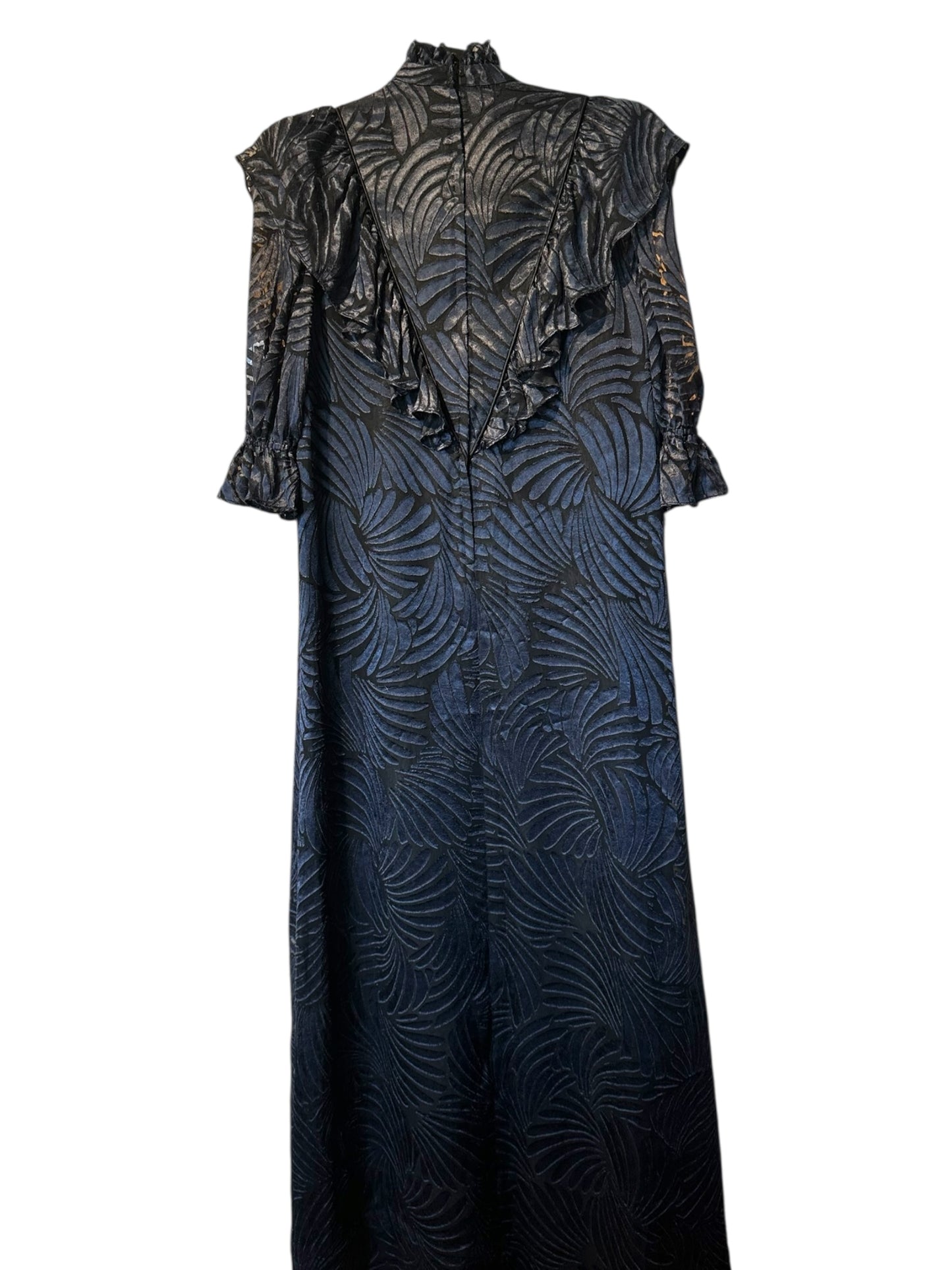 Vintage Black Muumuu (Small/Medium)