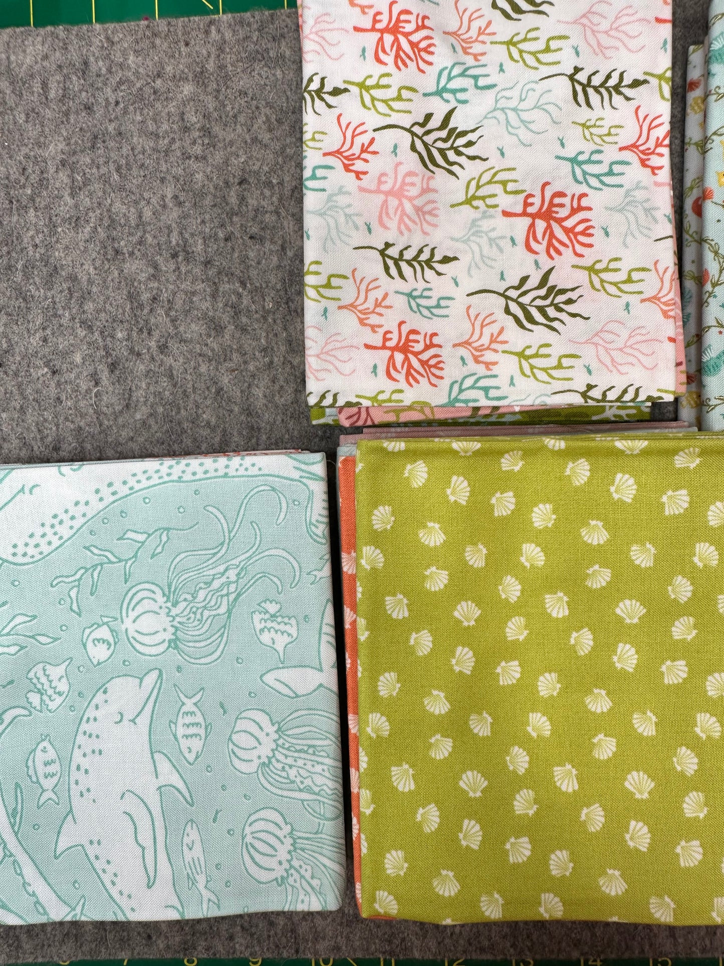 Moda Fat Quarter AB Bundle - THE SEA & ME by Stacy Iest Hsu 100% Cotton