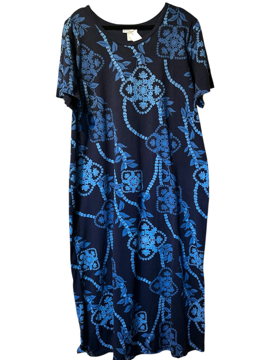 Kayla G ~ Vintage Hawaiian Print Muumuu (Plus Size)