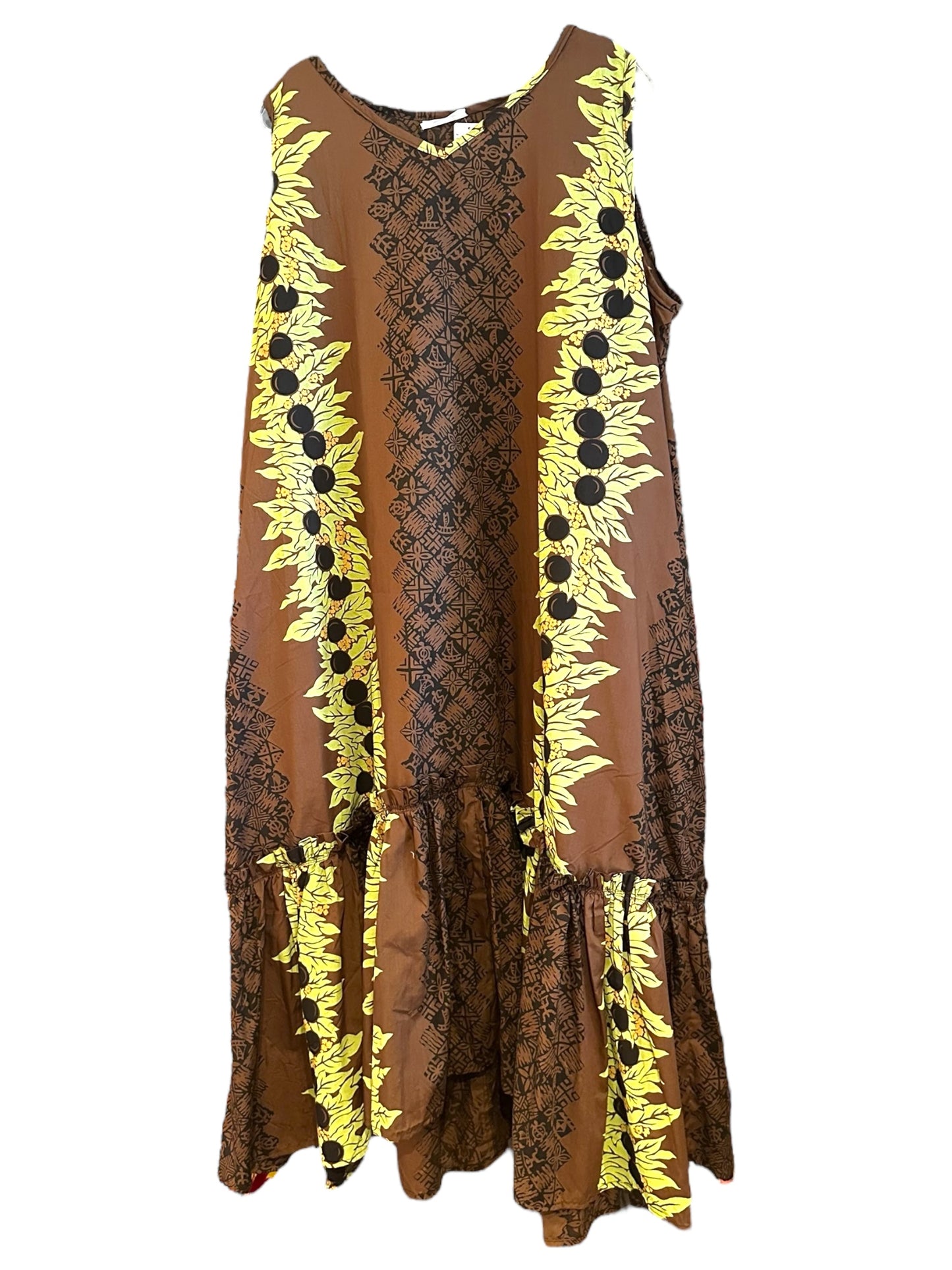 Vintage Hawaiian Mu'mu'mu ~ Plus Size
