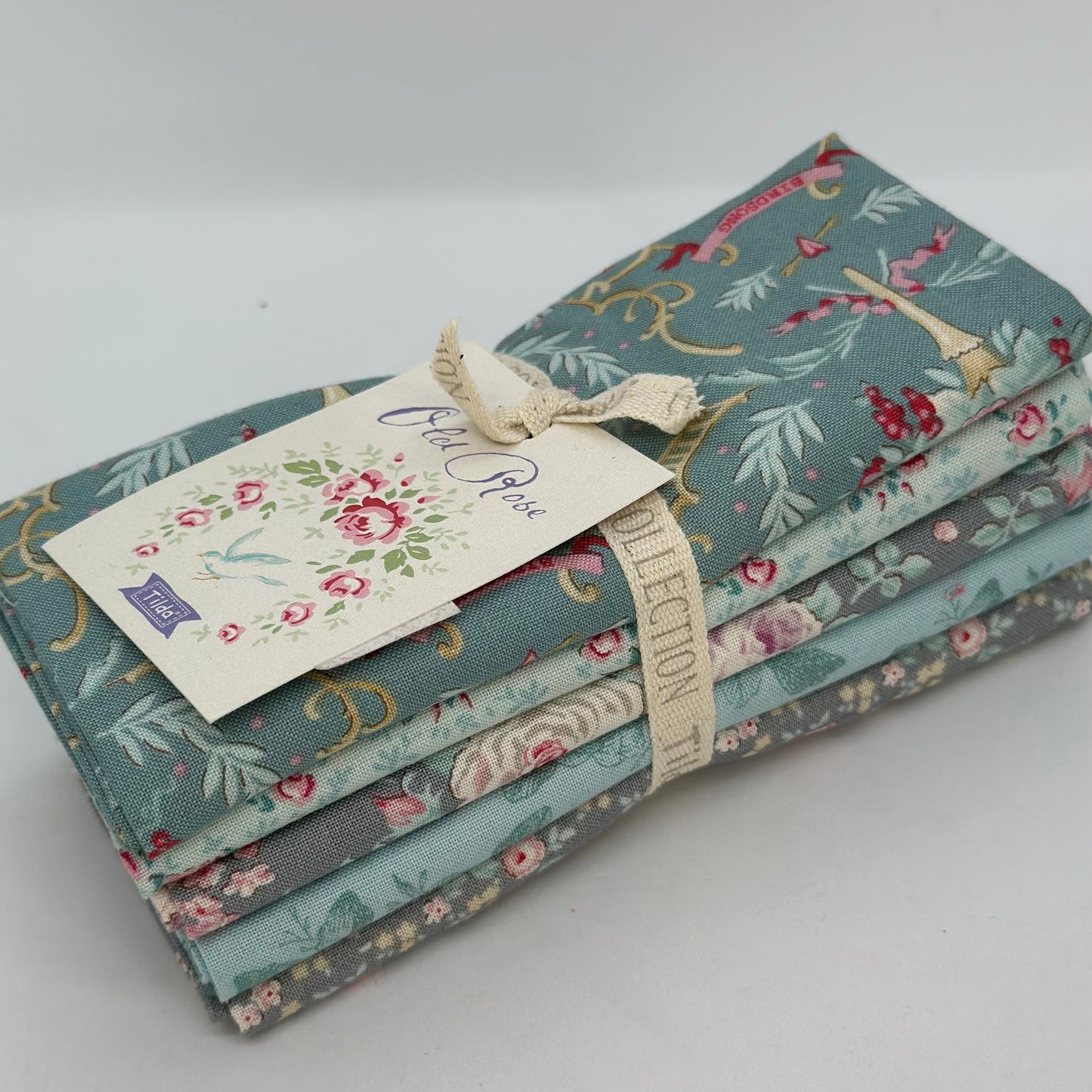 Tilda - The Old Rose Collection - Teal / Grey