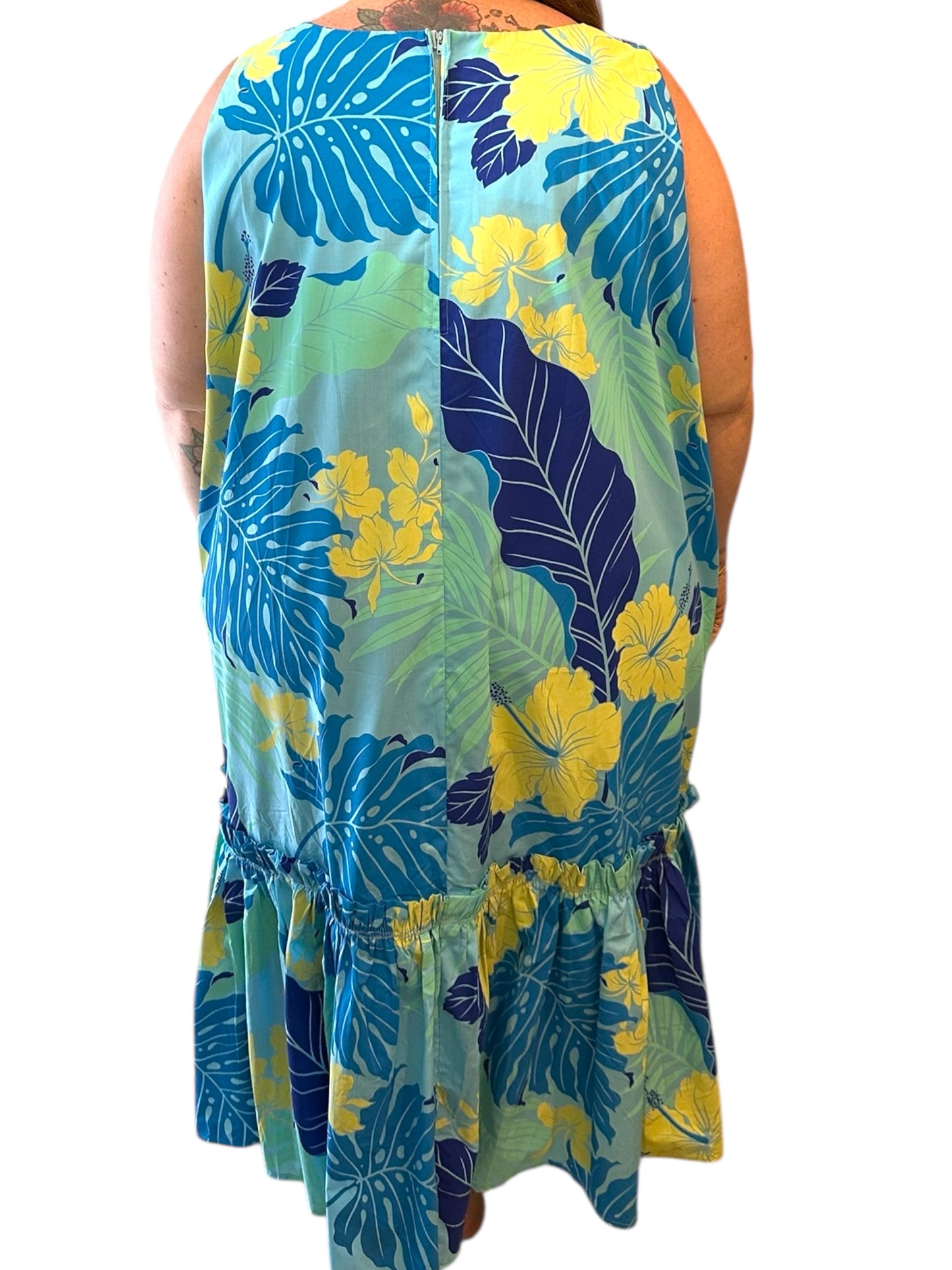 Vintage Hawaiian Mu'mu'mu ~ Plus Size