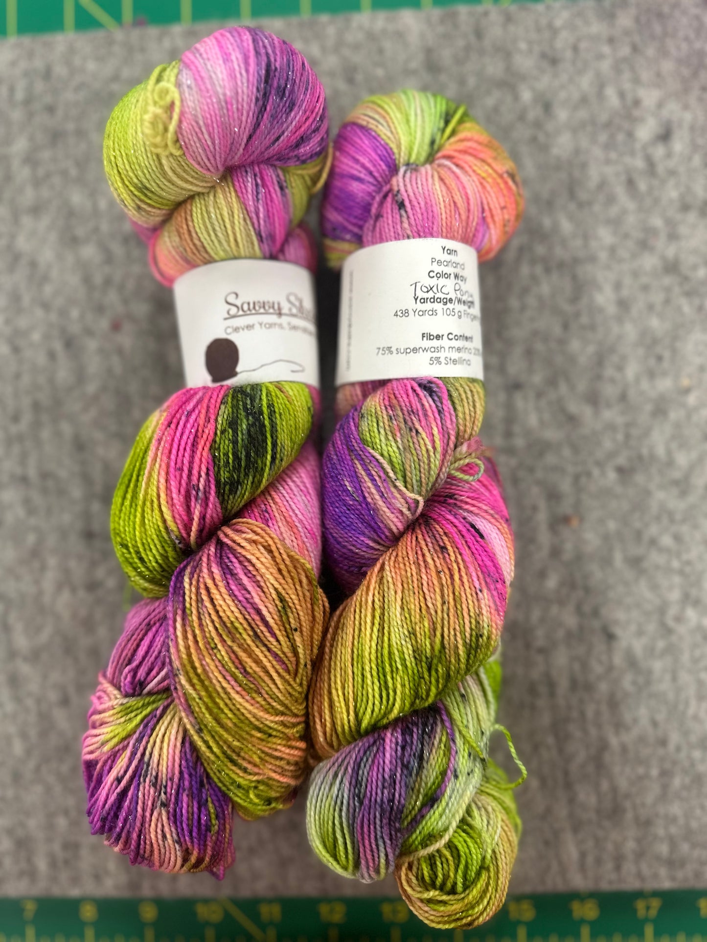 Savvy Skeins - Pearland - Toxic Pony - 2 skeins