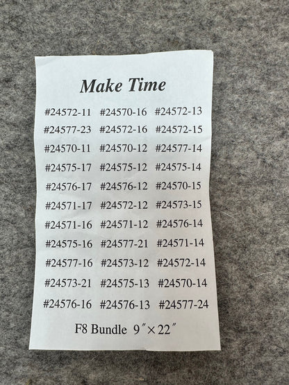 MODA  Fat Eighth Bundle - MAKE TIME by Aneela Hoey 100% Cotton