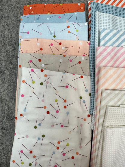 MODA  Fat Eighth Bundle - MAKE TIME by Aneela Hoey 100% Cotton