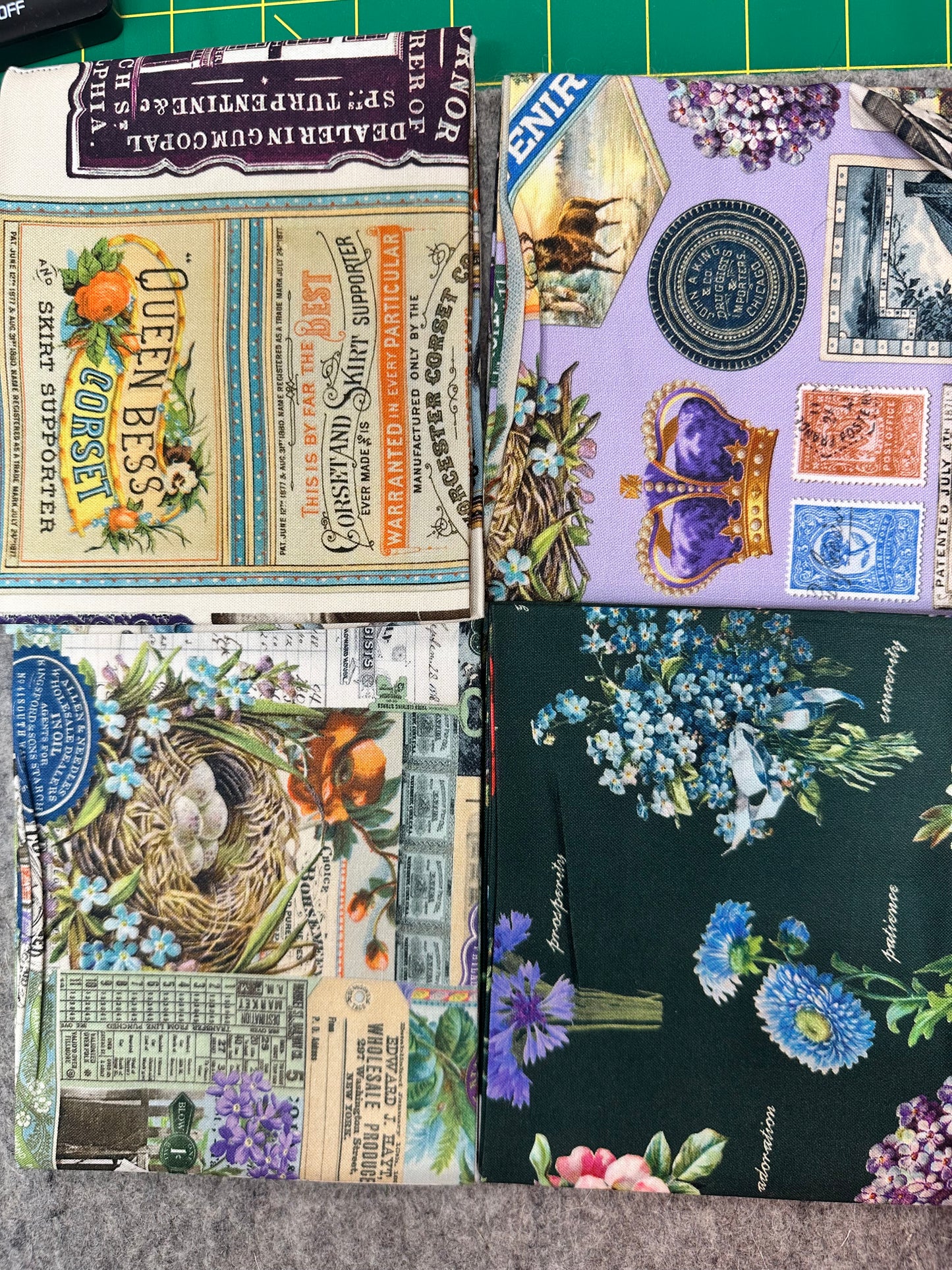 Moda AB Fat Quarter Bundle - FLEA MARKET FRESH by Cathe Holden 100% Cotton
