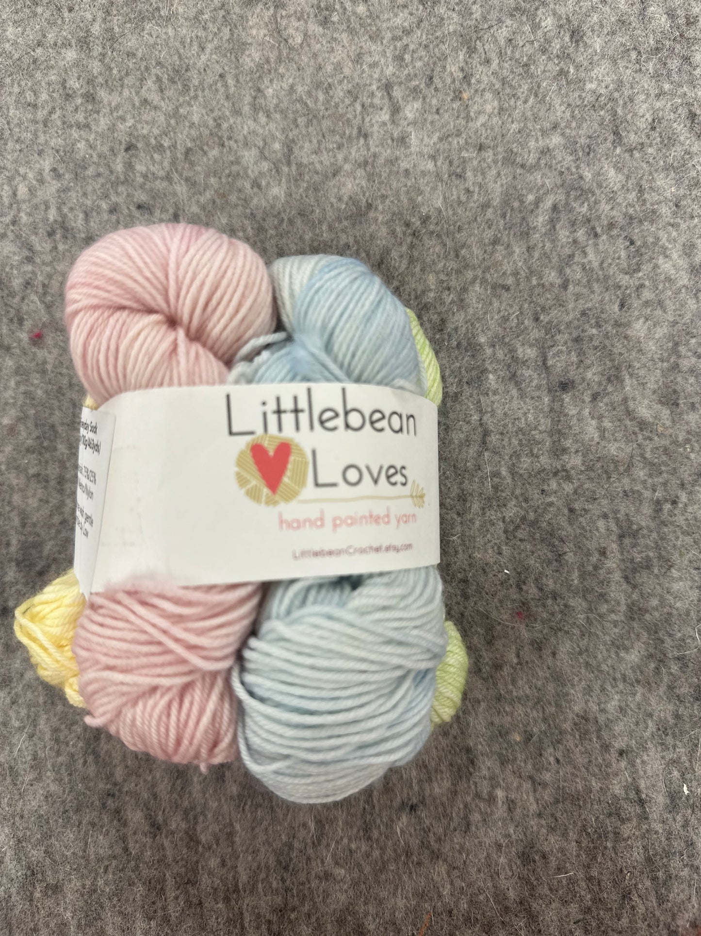 Littlebean Loves Everyday Sock Yarn Pastels