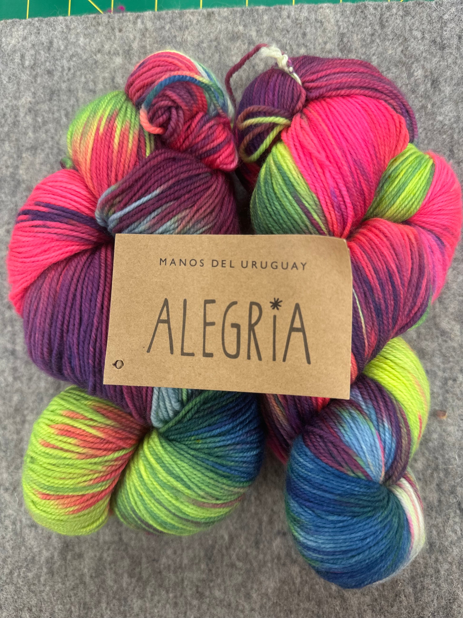 Alegria Merino Yarn Colorful Candombe