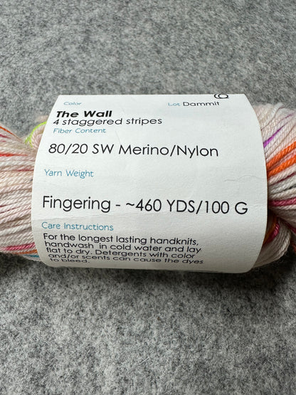 Must Stash Yarns - Perfect Sock - Self Striping - The Wall