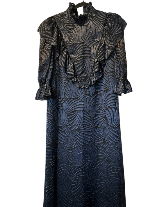 Vintage Black Muumuu (Small/Medium)