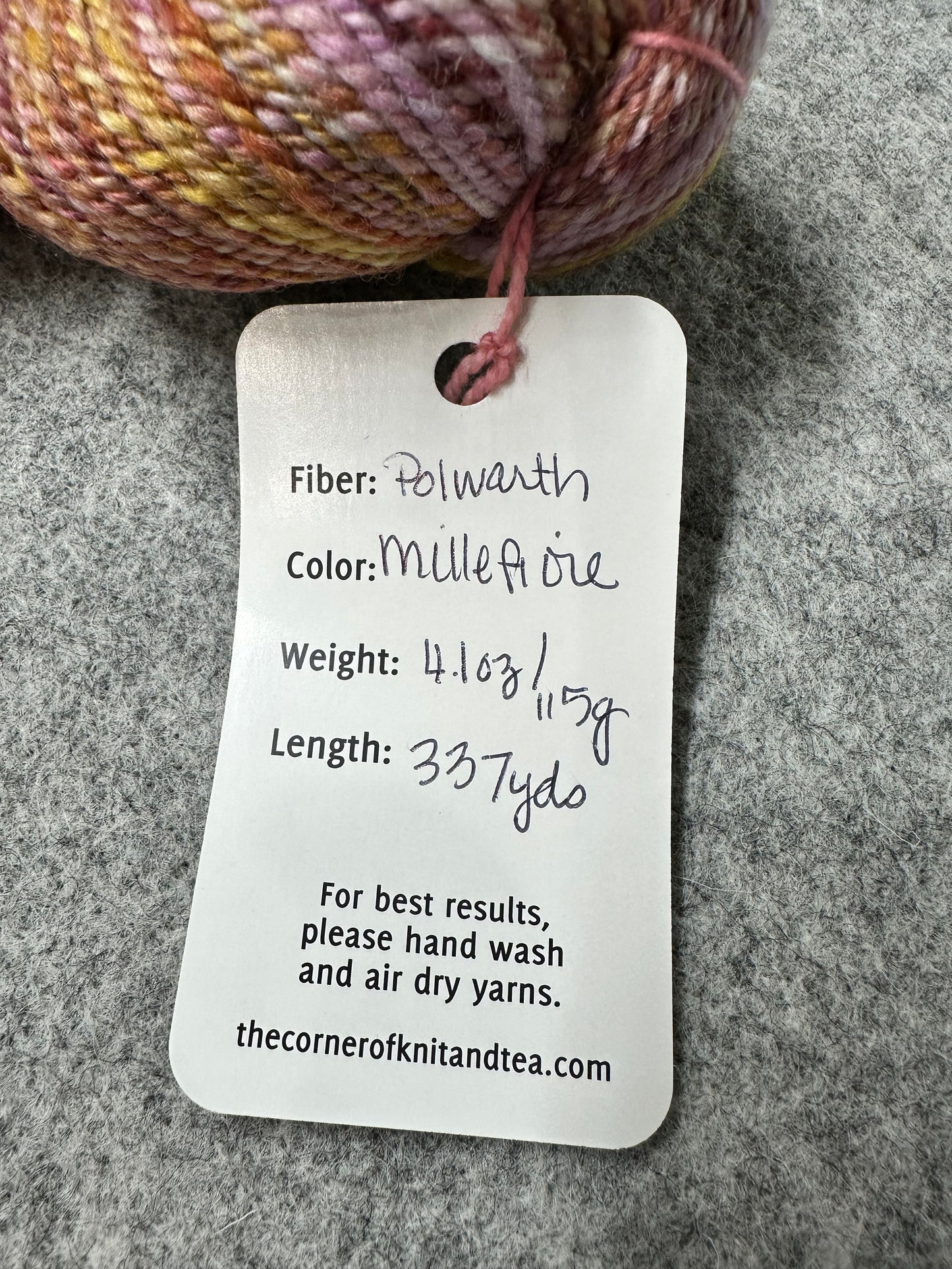 The Corner of Knit & Tea - Polwarth Yarn - Millefiori