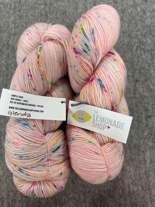 Simply sock yarn The lemonade shop  Glenda