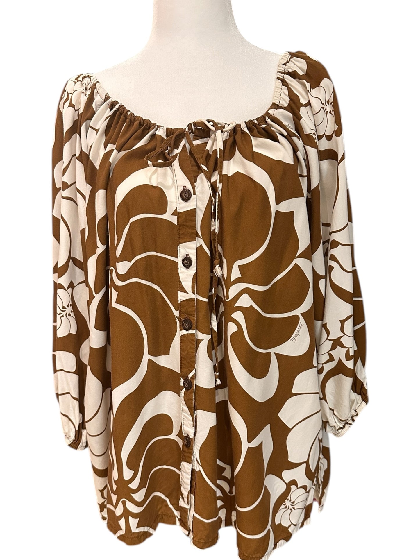 manuhealii two x women's top rayon 