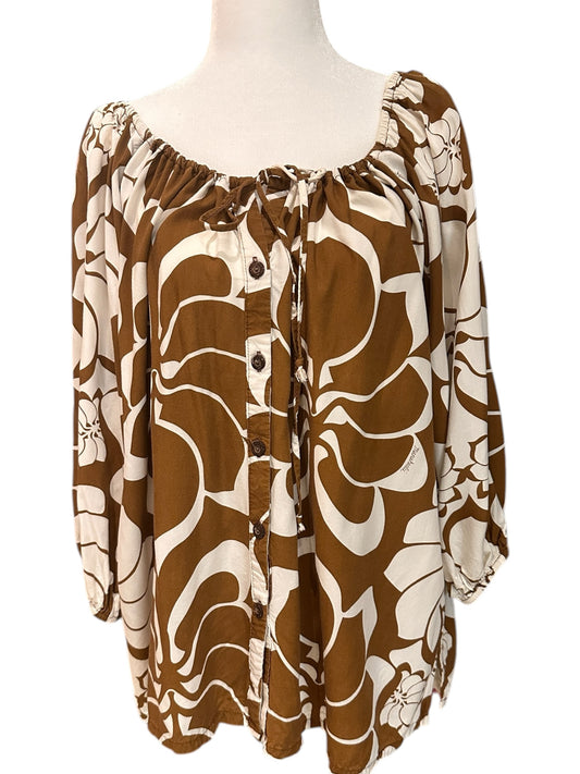 manuhealii two x women's top rayon 